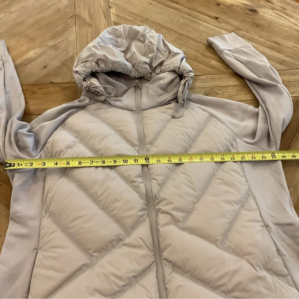 Athleta‎ Inlet Hybrid Down Jacket Muted Mauve Purple Smoke